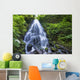 Waterfall with Lush Foliage Wall Decal