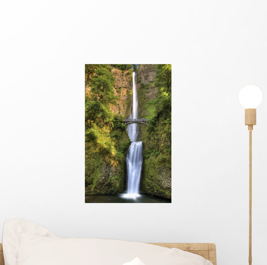 Full Height Multnomah Falls Wall Decal
