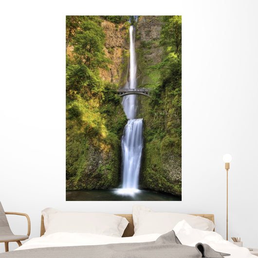 Full Height Multnomah Falls Wall Decal