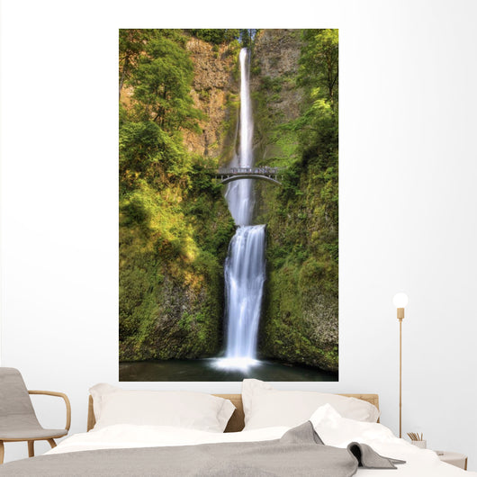 Full Height Multnomah Falls Wall Decal