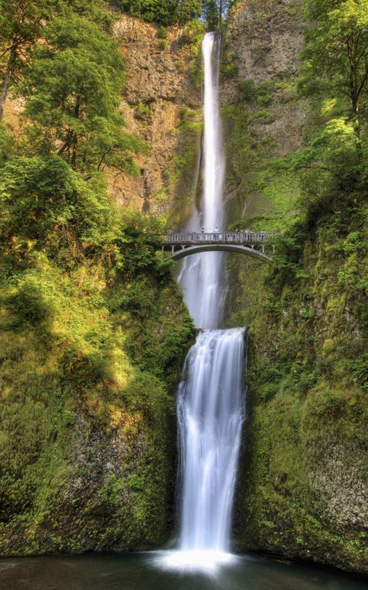 Full Height Multnomah Falls Wall Decal
