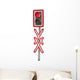 stop! a train is coming! Wall Decal