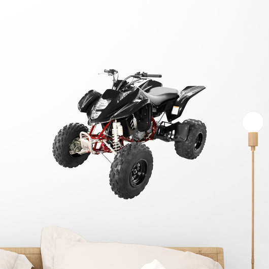 Black 4x4 Quadbike Wall Decal