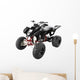 Black 4x4 Quadbike Wall Decal