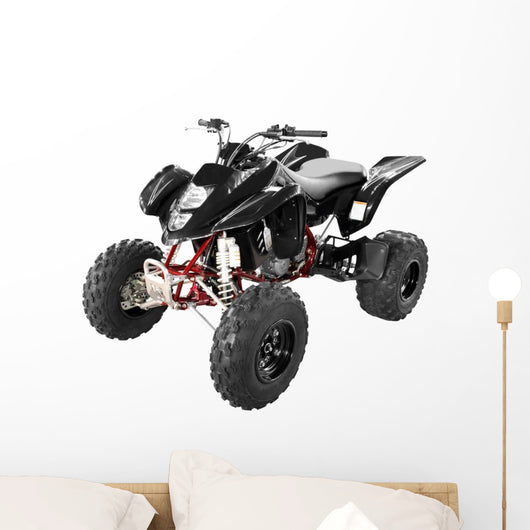 Black 4x4 Quadbike Wall Decal