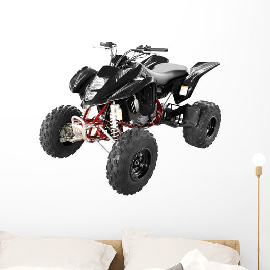 Black 4x4 Quadbike Wall Decal