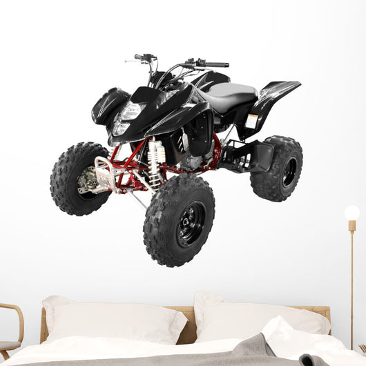 Black 4x4 Quadbike Wall Decal
