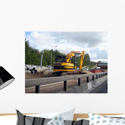 Road Works Road Construction Wall Decal