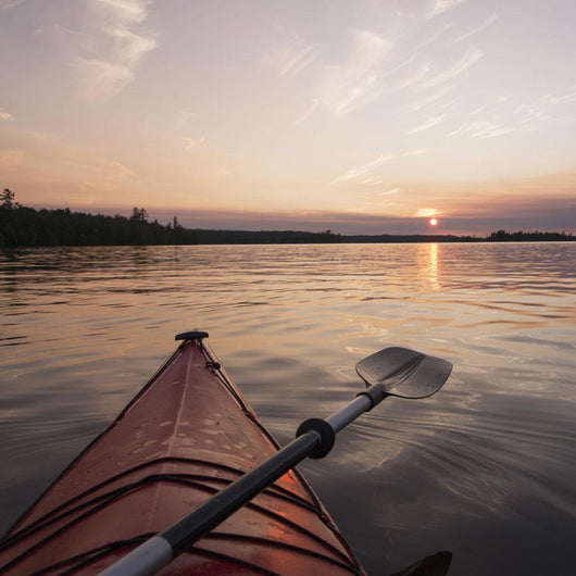 Bow Red Kayak and Wall Decal