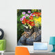 Colourful Flowers Growing Wall Decal