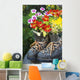 Colourful Flowers Growing Wall Decal