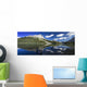 Panorama Mountains Reflecting Wall Decal