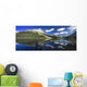 Panorama Mountains Reflecting Wall Decal
