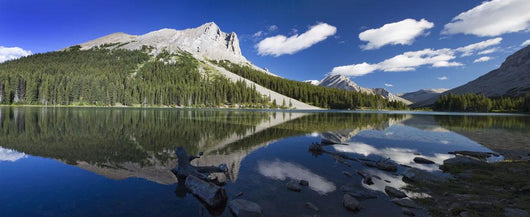 Panorama Mountains Reflecting Wall Decal