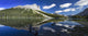 Panorama Mountains Reflecting Wall Decal