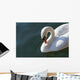 High Angle up Swan Wall Decal