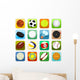 Set of ball icons, sport Wall Decal