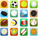 Set of ball icons, sport Wall Decal