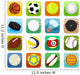 Set of ball icons, sport Wall Decal