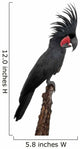 Side Palm Cockatoo Perched Wall Decal