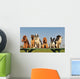 petits chiens sages Wall Mural