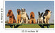 petits chiens sages Wall Mural
