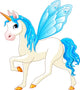 Fairy Tail Blue Horse Wall Decal