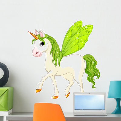Fairy Tail Green Horse shown on a wall