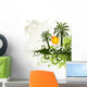 Green palm trees Wall Decal