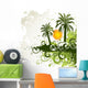 Green palm trees Wall Decal
