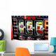 Slot Machine Play Wall Decal