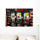 Slot Machine Play Wall Mural