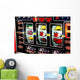 Slot Machine Play Wall Decal