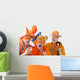 Dutch soccer fans Wall Decal