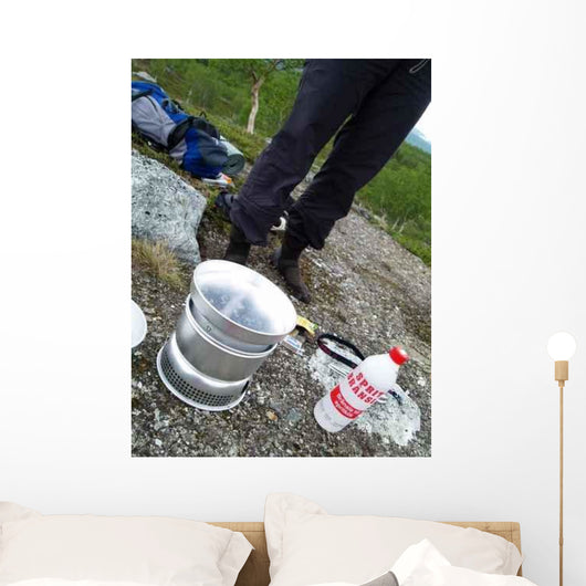 Camping Kungsleden Nordschweden Wall Decal