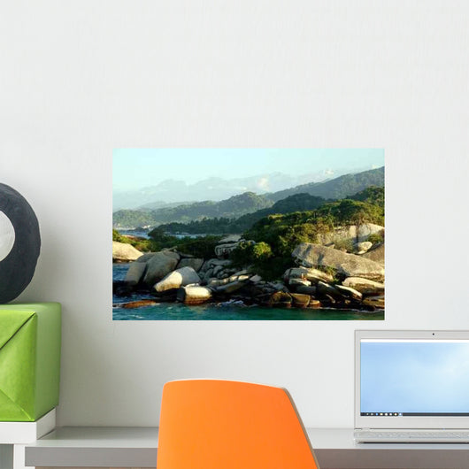 Tropical Beach Caribbean Coast Wall Decal