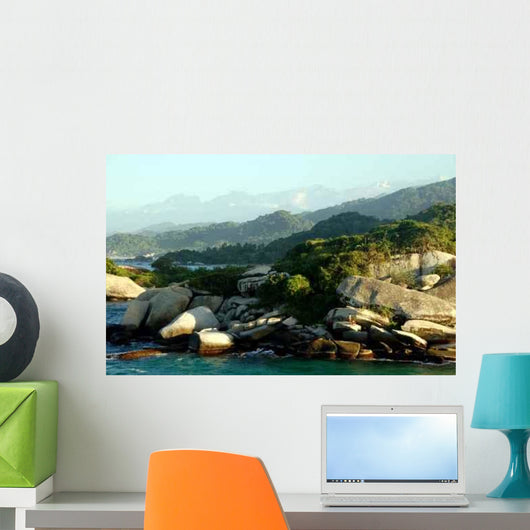 Tropical Beach Caribbean Coast Wall Decal