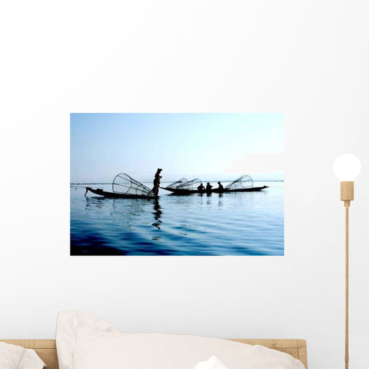 Fishermen Water Wall Decal