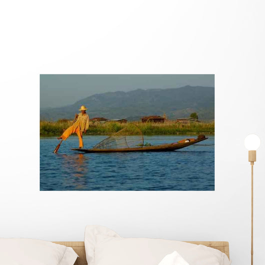 Fisherman Boat Wall Decal