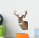 Large Whitetail Buck White Wall Decal Design 1