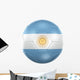 Argentinian Soccer Ball Wall Decal