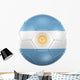 Argentinian Soccer Ball Wall Decal
