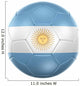 Argentinian Soccer Ball Wall Decal
