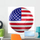 American Soccer Ball Wall Decal