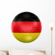 German Soccer Ball Wall Decal