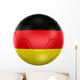 German Soccer Ball Wall Decal