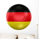 German Soccer Ball Wall Decal