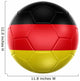 German Soccer Ball Wall Decal