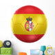 Spanish Soccer Ball Wall Decal