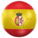 Spanish Soccer Ball Wall Decal